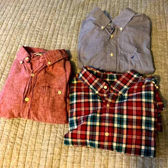 Hollister Other - Like New Men’s Brand Name Button Up Lot